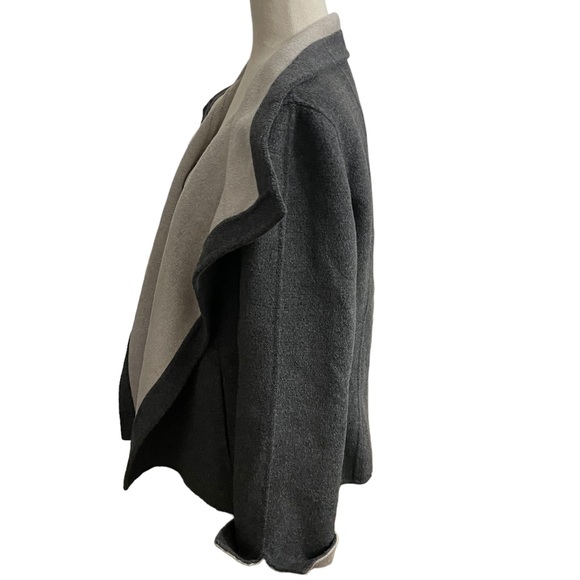 St. John Angora and Wool Blend Open Front Sweater Jacket - Picture 9 of 15